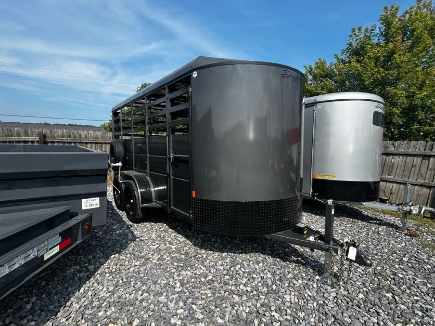 New 2024 Delta Trailers 7X16' 7' TALL Stock / Stock Combo Trailer