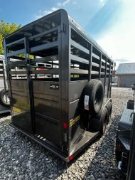 New 2024 Delta Trailers 7X16' 7' TALL Stock / Stock Combo Trailer