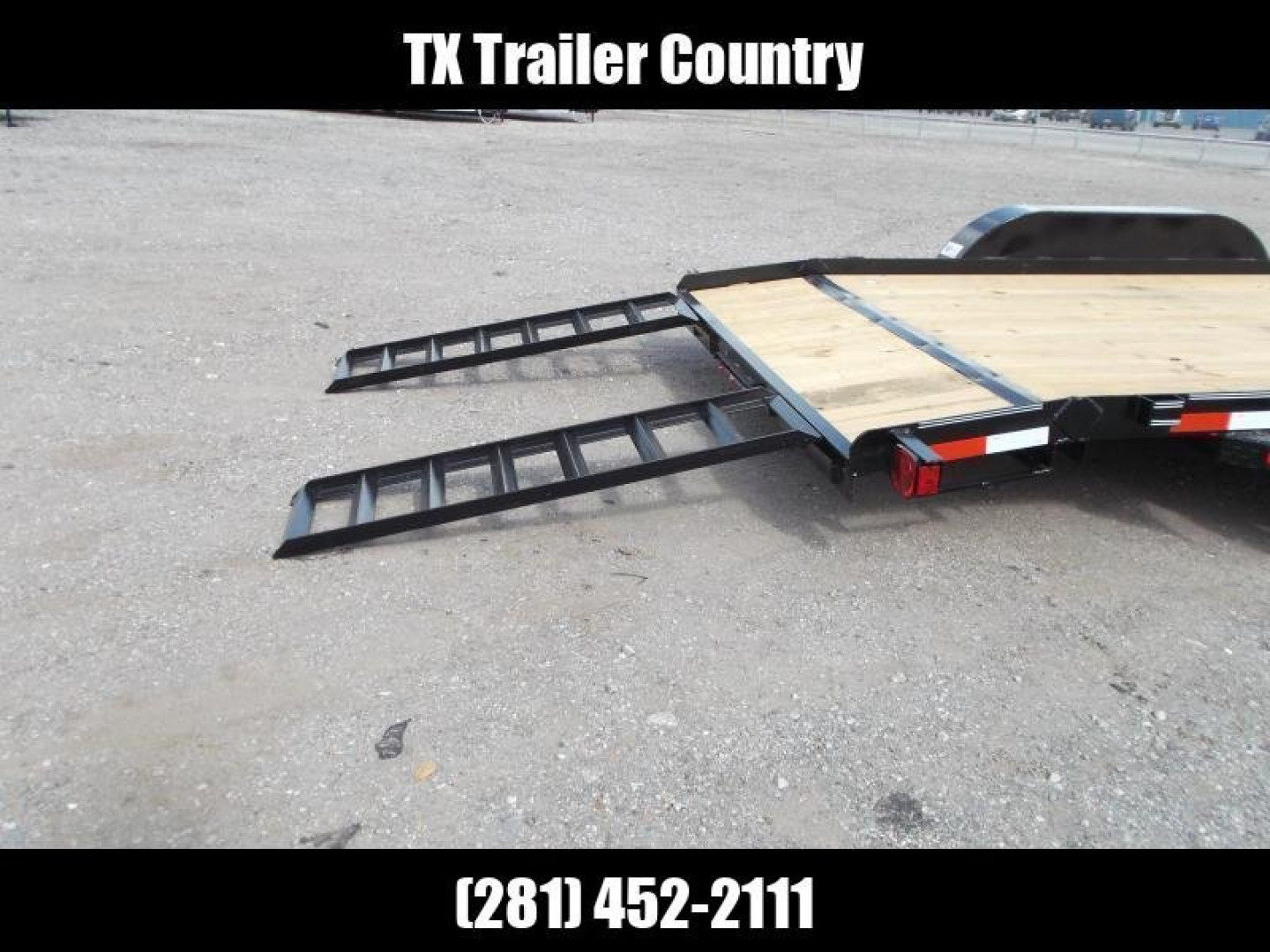 New 2025 LONGHORN TRAILERS 83x18 7K Car Hauler Trailer / Race Car Trailer / 2ft Dovetail / 5ft Ramps / Brakes