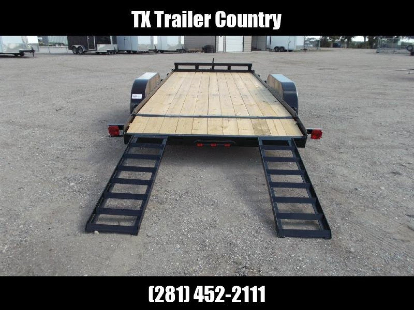 New 2025 LONGHORN TRAILERS 83x18 7K Car Hauler Trailer / Race Car Trailer / 2ft Dovetail / 5ft Ramps / Brakes