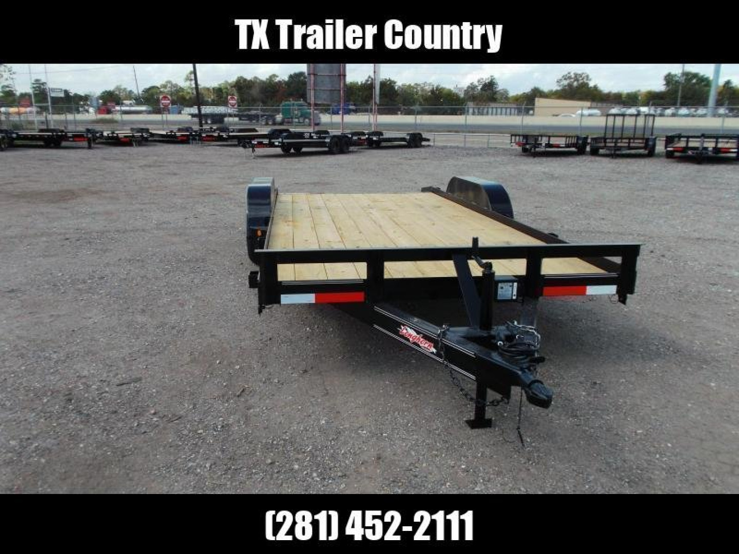 New 2025 LONGHORN TRAILERS 83x18 7K Car Hauler Trailer / Race Car Trailer / 2ft Dovetail / 5ft Ramps / Brakes