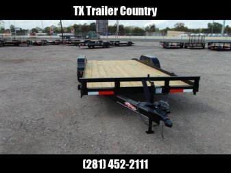 New 2025 LONGHORN TRAILERS 83x18 7K Car Hauler Trailer / Race Car Trailer / 2ft Dovetail / 5ft Ramps / Brakes