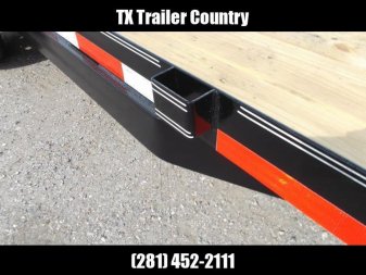 New 2025 LONGHORN TRAILERS 83x18 7K Car Hauler Trailer / Race Car Trailer / 2ft Dovetail / 5ft Ramps / Brakes