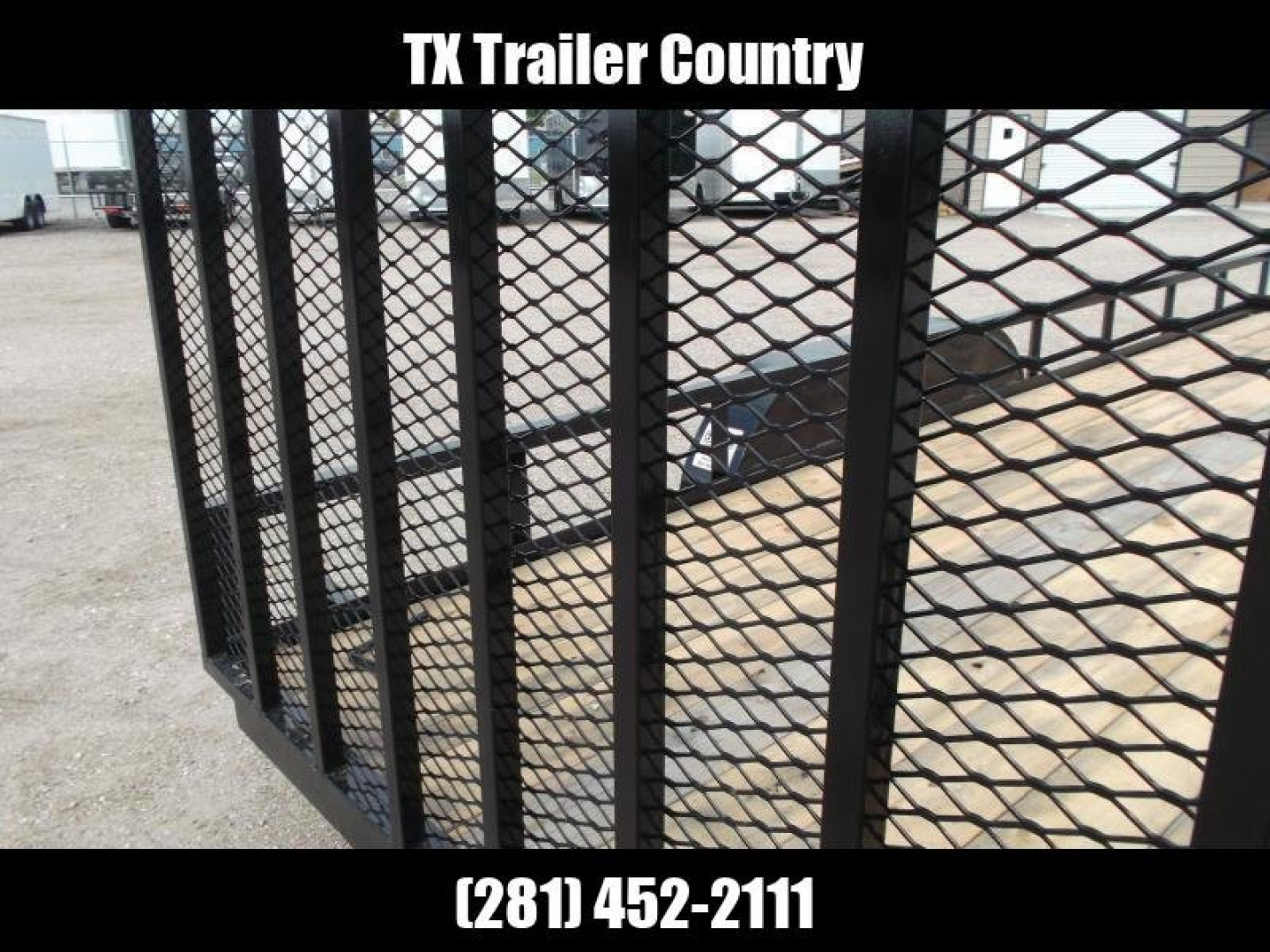New 2025 LONGHORN TRAILERS 83x20 Utility Trailer / 4ft Ramp Gate / Electric Brakes