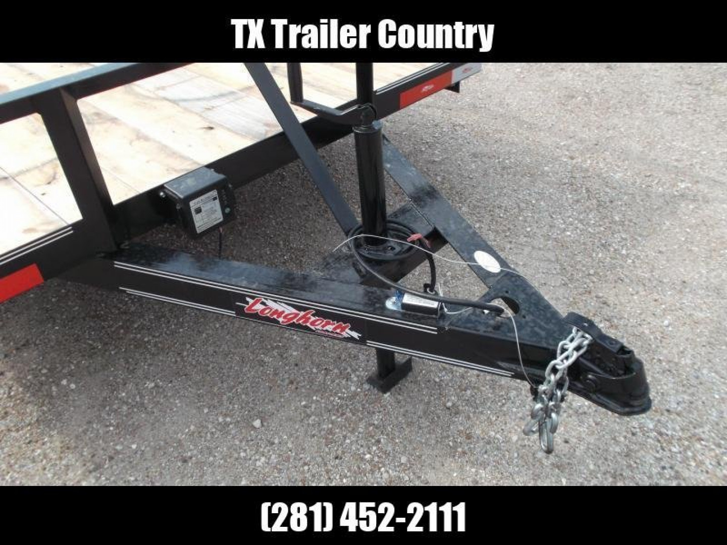 New 2025 LONGHORN TRAILERS 83x20 Utility Trailer / 4ft Ramp Gate / Electric Brakes