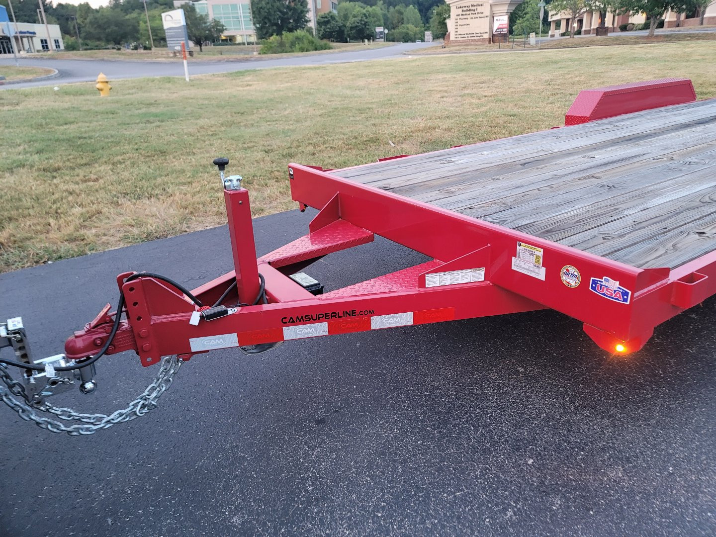 New 2023 CAM SUPERLINE 5CAM 20' CARHAULER Wood Car Hauler
