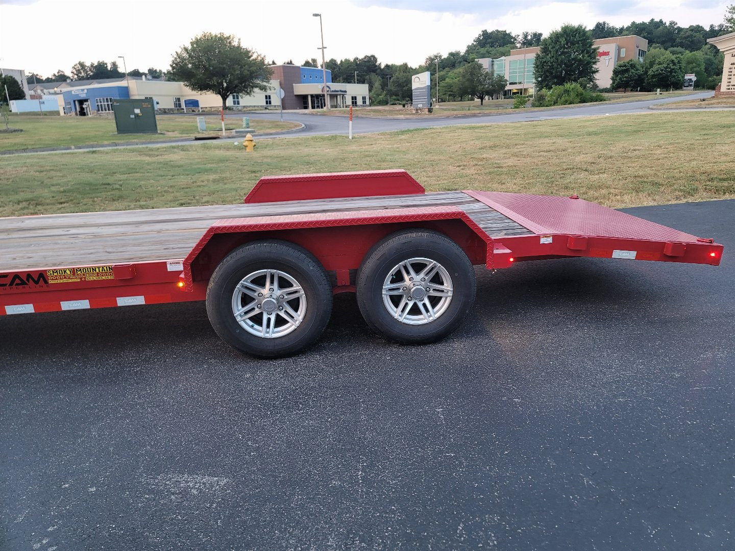 New 2023 CAM SUPERLINE 5CAM 20' CARHAULER Wood Car Hauler