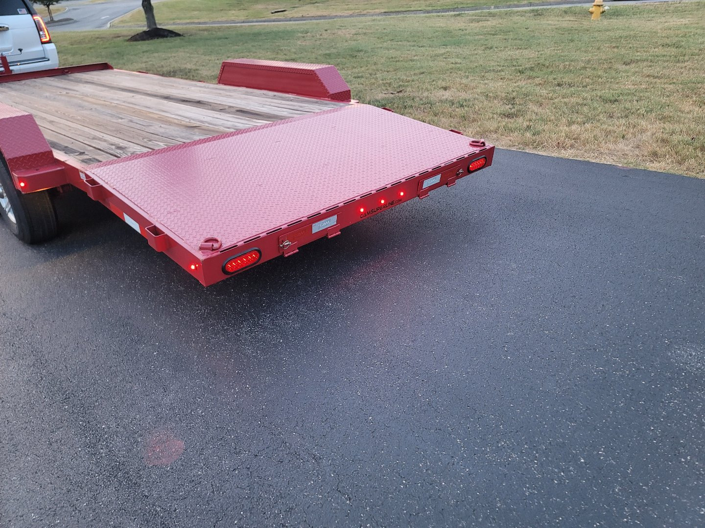 New 2023 CAM SUPERLINE 5CAM 20' CARHAULER Wood Car Hauler