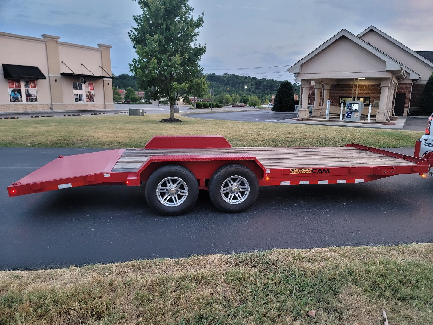 New 2023 CAM SUPERLINE 5CAM 20' CARHAULER Wood Car Hauler