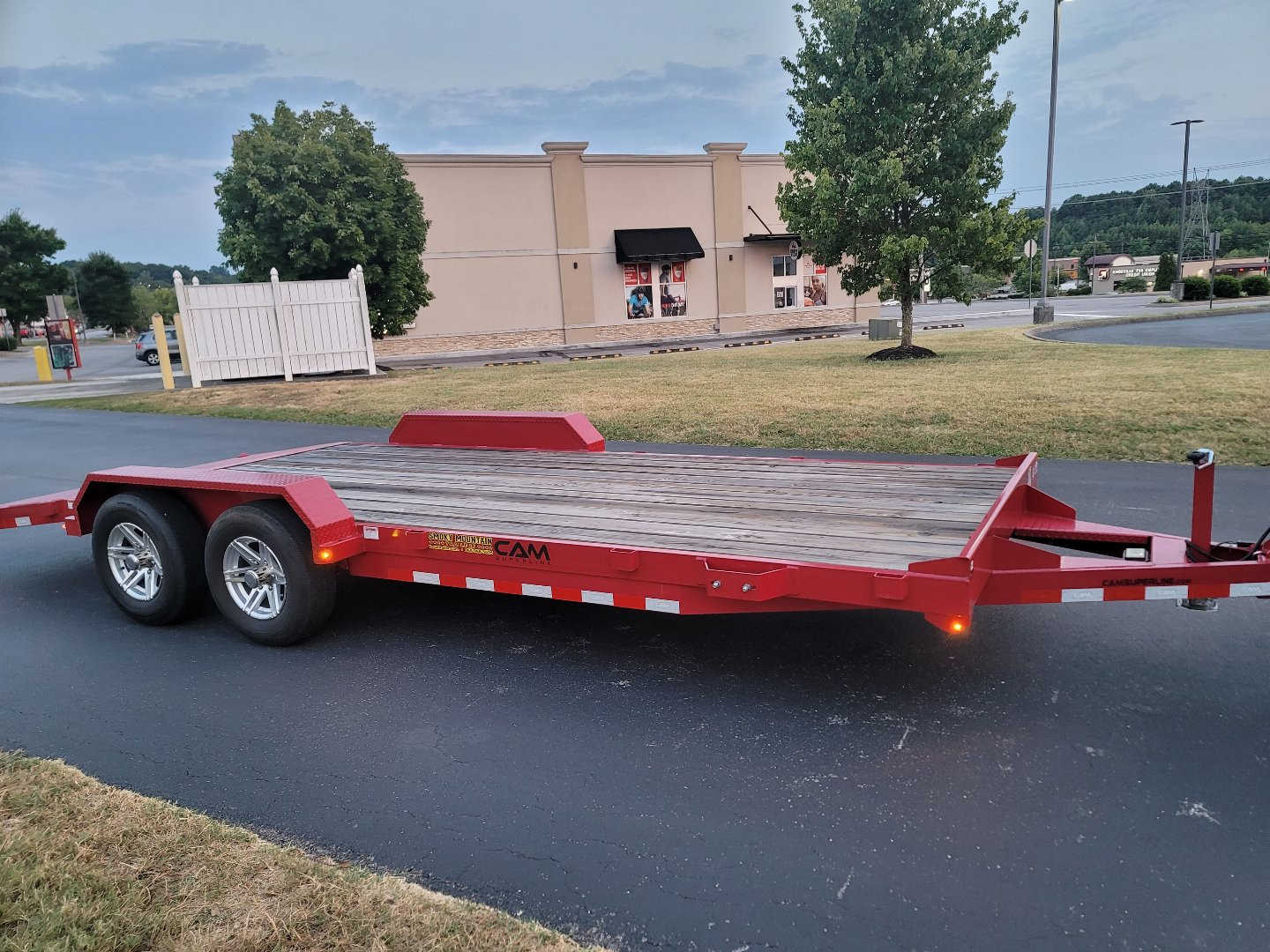 New 2023 CAM SUPERLINE 5CAM 20' CARHAULER Wood Car Hauler