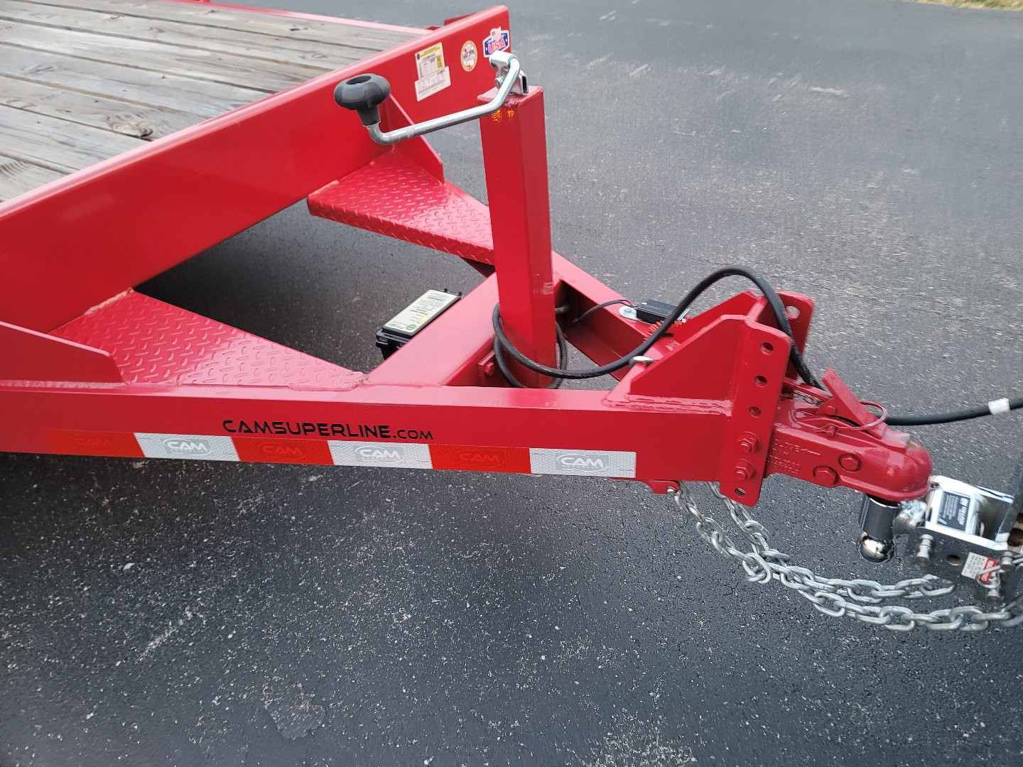 New 2023 CAM SUPERLINE 5CAM 20' CARHAULER Wood Car Hauler