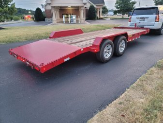 New 2023 CAM SUPERLINE 5CAM 20' CARHAULER Wood Car Hauler