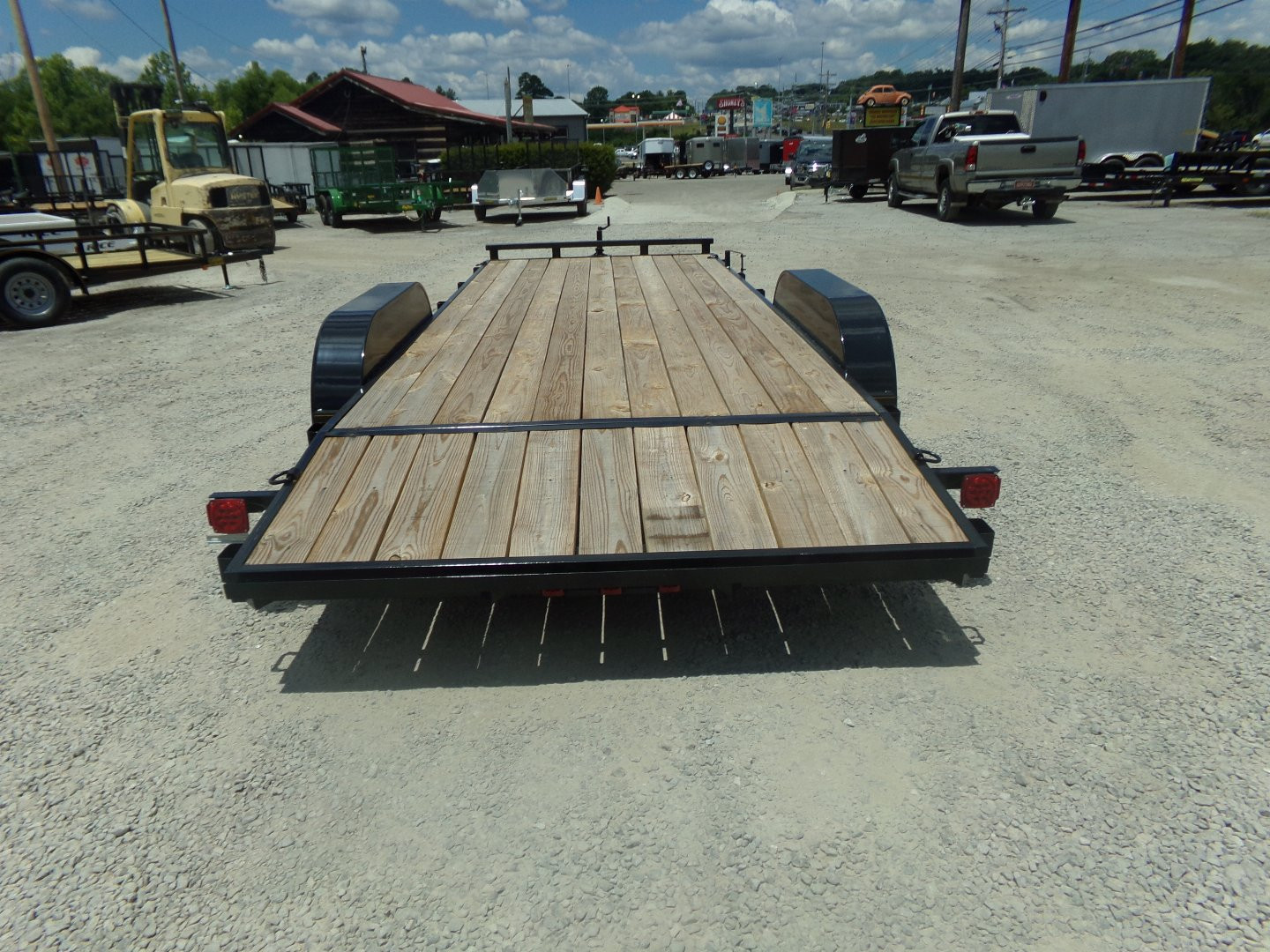 New 2024 P & T Trailers 82X20 WOOD DECK Car Hauler