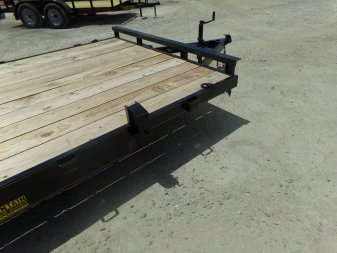 New 2024 P & T Trailers 82X20 WOOD DECK Car Hauler