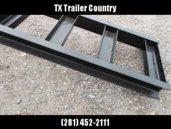 New 2025 Maxxd 102x24 10K H5X Car Hauler / Flatbed Trailer / Equipment Hauler / Powder Coated / 5200# Axles / Drive Over Fenders / 5ft Stow Away C-Channel Ramps