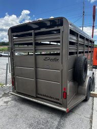 Used 2020 Delta Trailers 16' stock Stock / Stock Combo Trailer