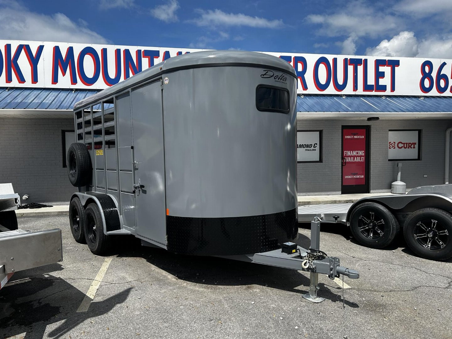New 2024 Delta Trailers 16' Stock Combo 7' tall Cargo / Enclosed Trailer