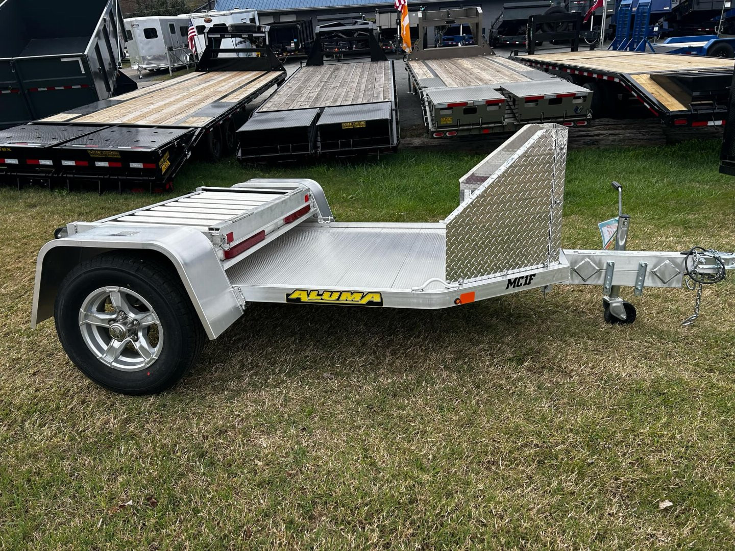New 2025 Aluma MC1F-S-R Motorcycle Trailer