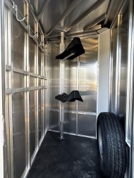 New 2024 Frontier Trailers 2 horse slant Stock / Stock Combo Trailer