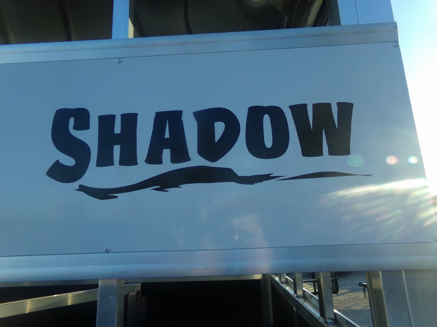 New 2024 SHADOW 3 HORSE WHITE Pen / Stock Combo Trailer