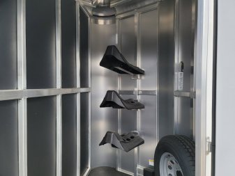 New 2024 SHADOW 3 HORSE WHITE Pen / Stock Combo Trailer