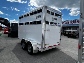 New 2024 Shadow 2 horse slant Stock / Stock Combo Trailer