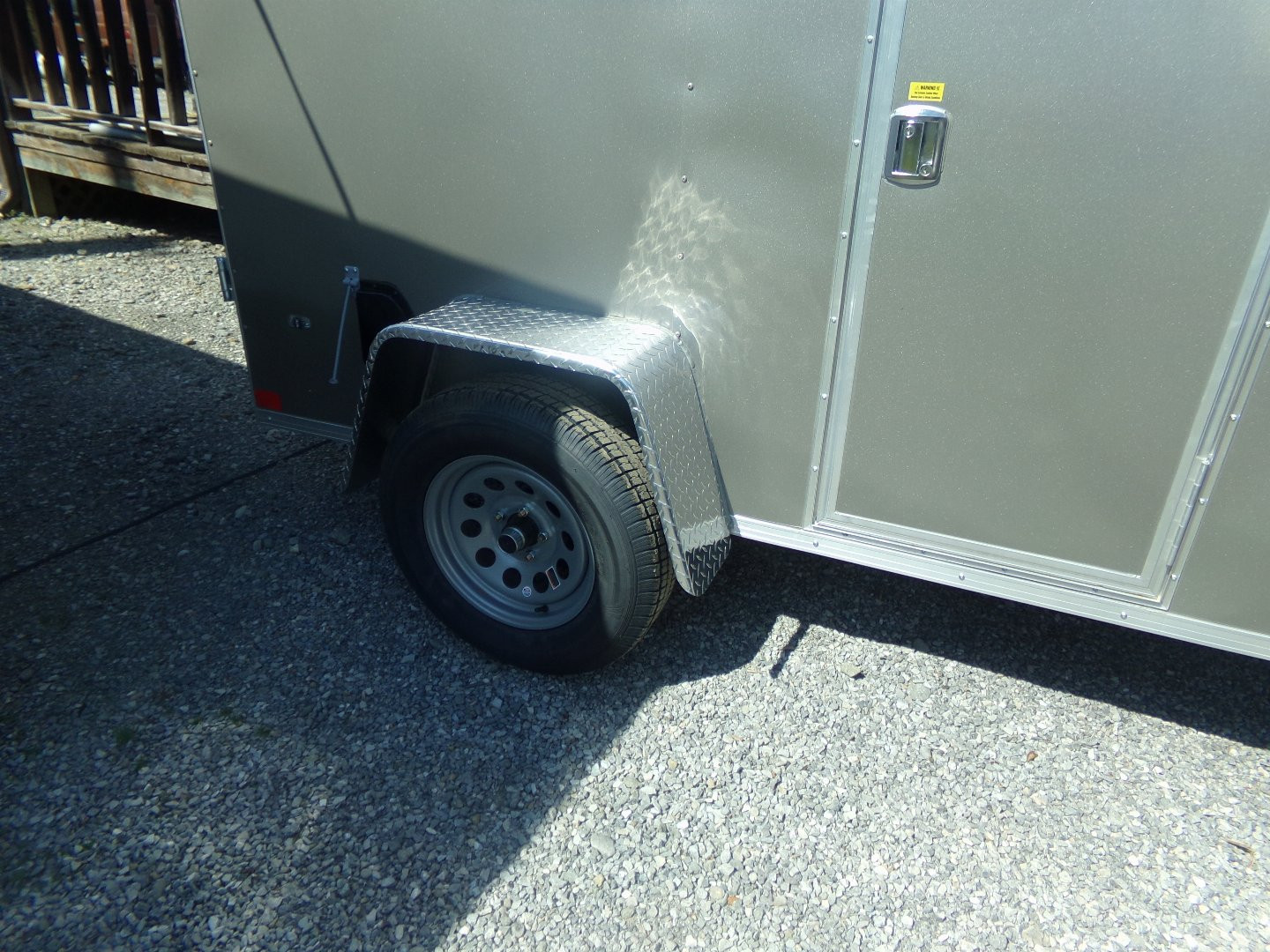 New 2024 COVERED WAGON TRAILERS 5X8 SA PEWTER Cargo / Enclosed Trailer