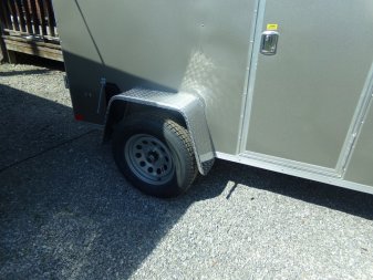 New 2024 COVERED WAGON TRAILERS 5X8 SA PEWTER Cargo / Enclosed Trailer