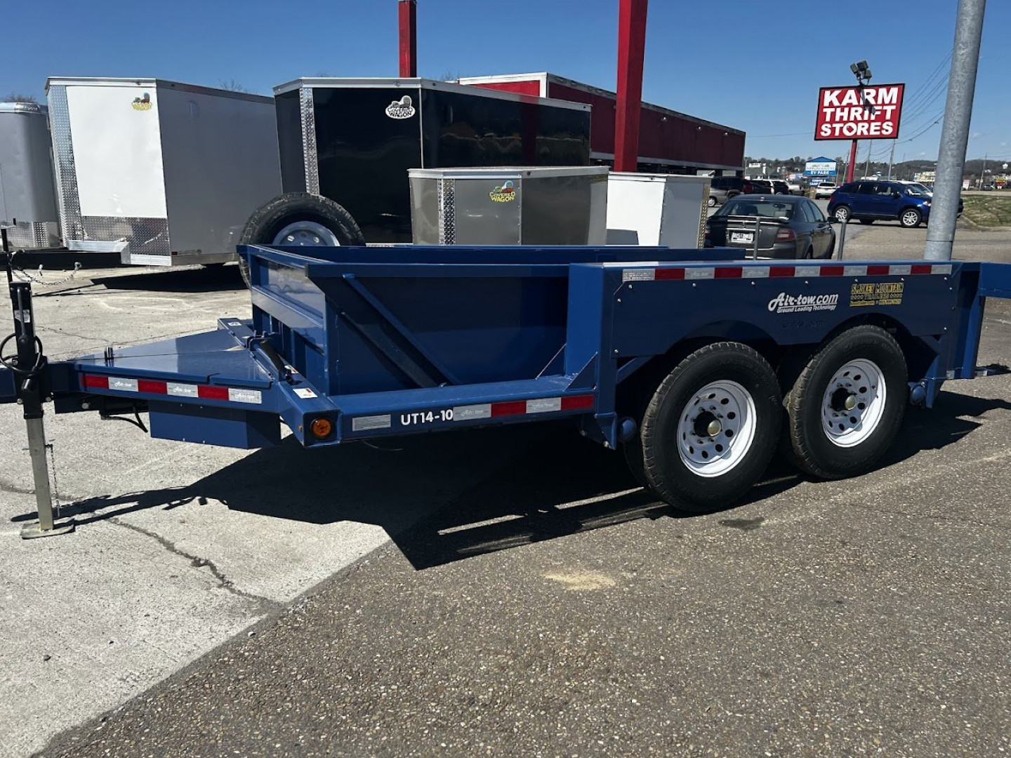 New 2024 Air Tow UT14-10 Equipment Trailer