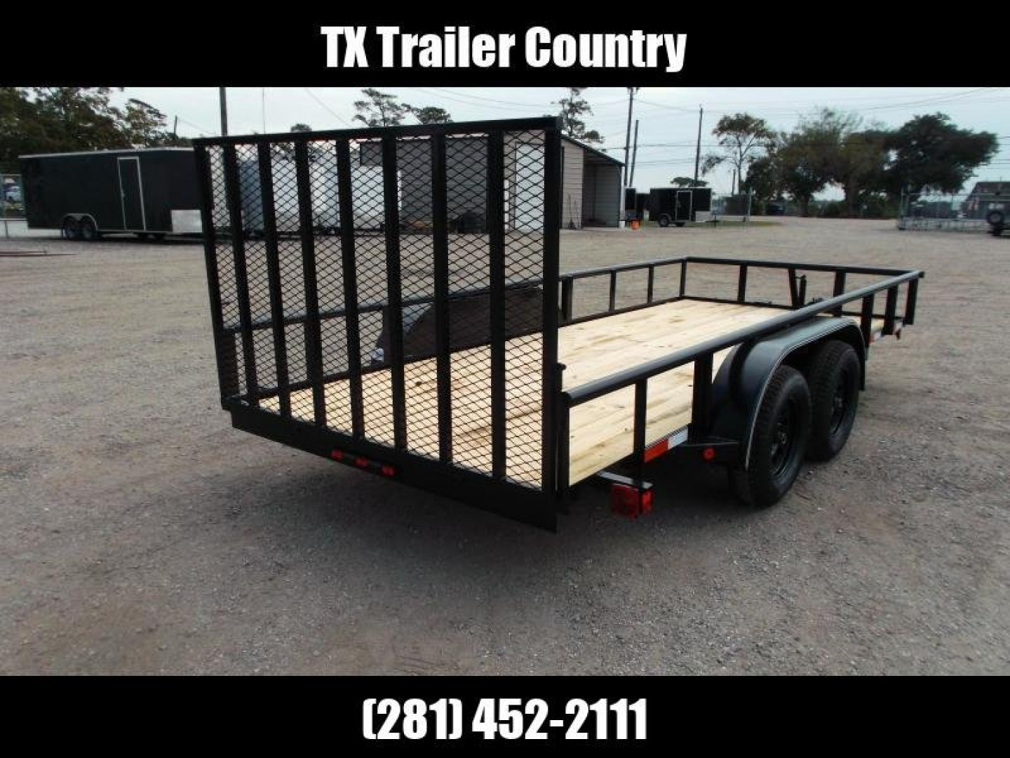 New 2025 LONGHORN TRAILERS 16ft Utility Trailer / Pipetop / 4ft Ramp Gate