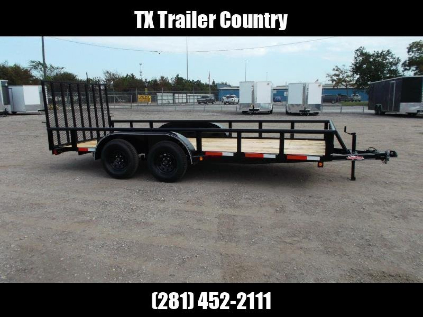 New 2025 LONGHORN TRAILERS 16ft Utility Trailer / Pipetop / 4ft Ramp Gate