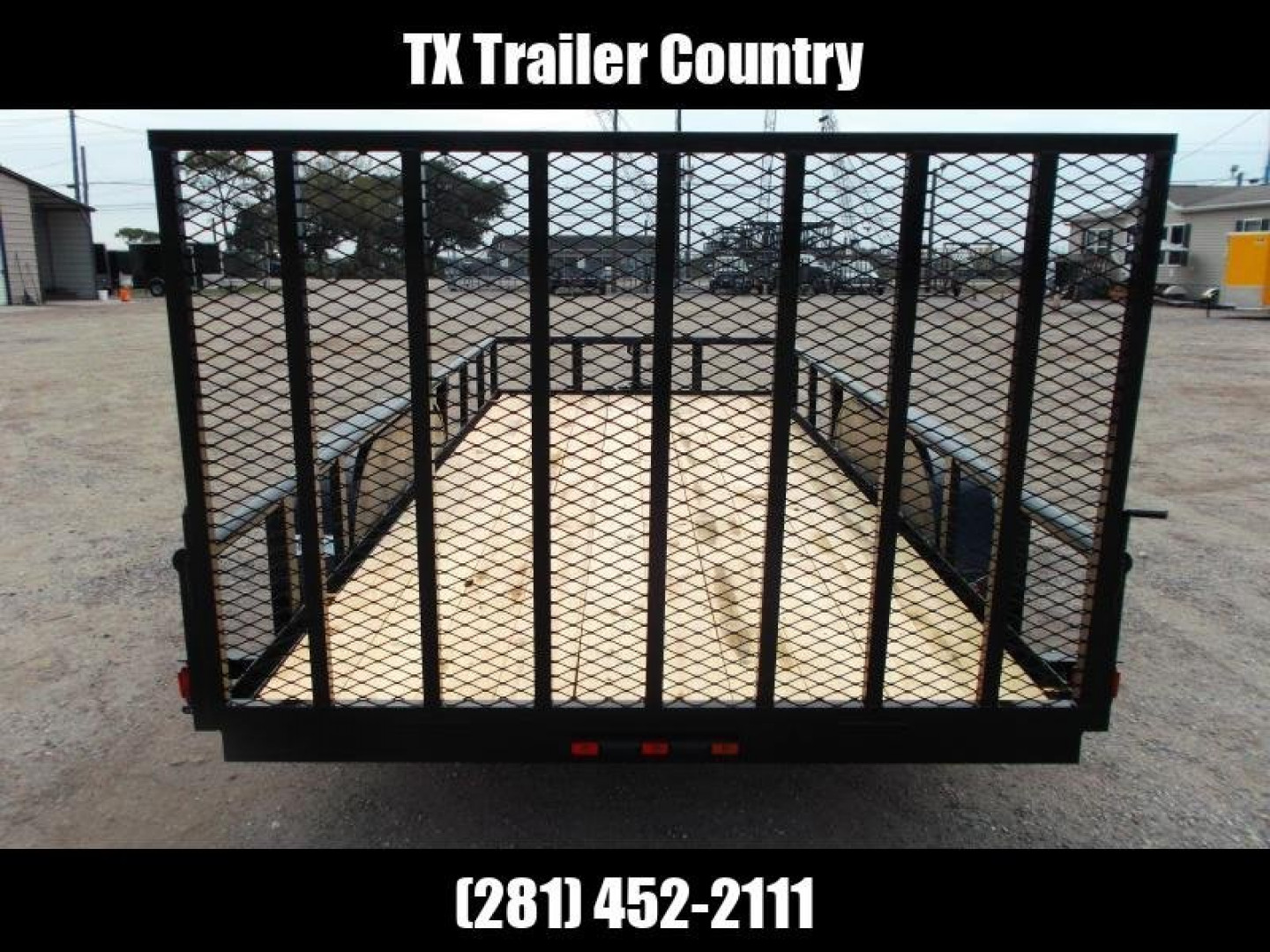 New 2025 LONGHORN TRAILERS 16ft Utility Trailer / Pipetop / 4ft Ramp Gate
