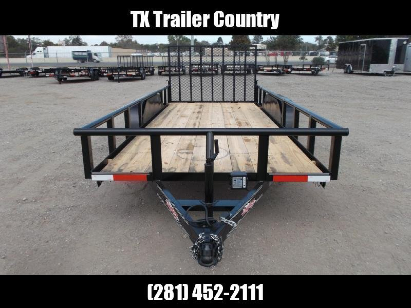 New 2025 LONGHORN TRAILERS 16ft Utility Trailer / Pipetop / 4ft Ramp Gate