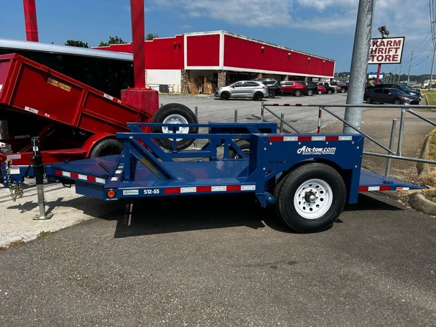 New 2024 Air Tow S12-55 Equipment Trailer