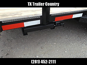 New 2025 LONGHORN TRAILERS 83x20 Utility Trailer / Lowboy Trailer / 5200# Axles / Brakes / 5ft C-Channel Ramps