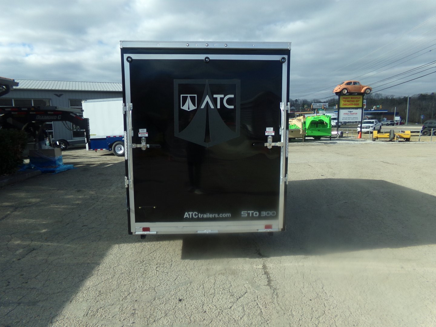 New 2024 ATC 6X12 BLACK Cargo / Enclosed Trailer