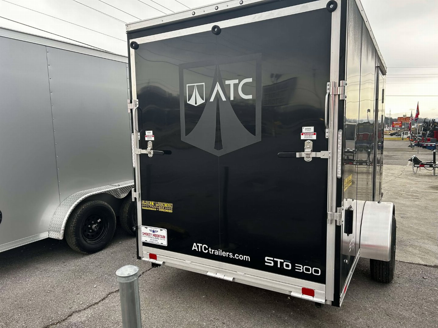 New 2024 ATC 6X12 BLACK Cargo / Enclosed Trailer