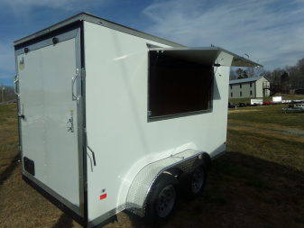 New 2024 Covered Wagon Trailers 6X12 TA Cargo / Enclosed Trailer