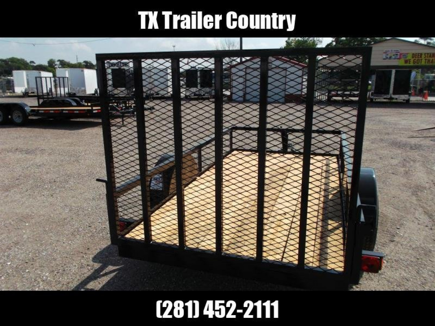 New 2025 Longhorn Trailers 5x10 Utility Trailer / 4ft Heavy Duty Ramp Gate