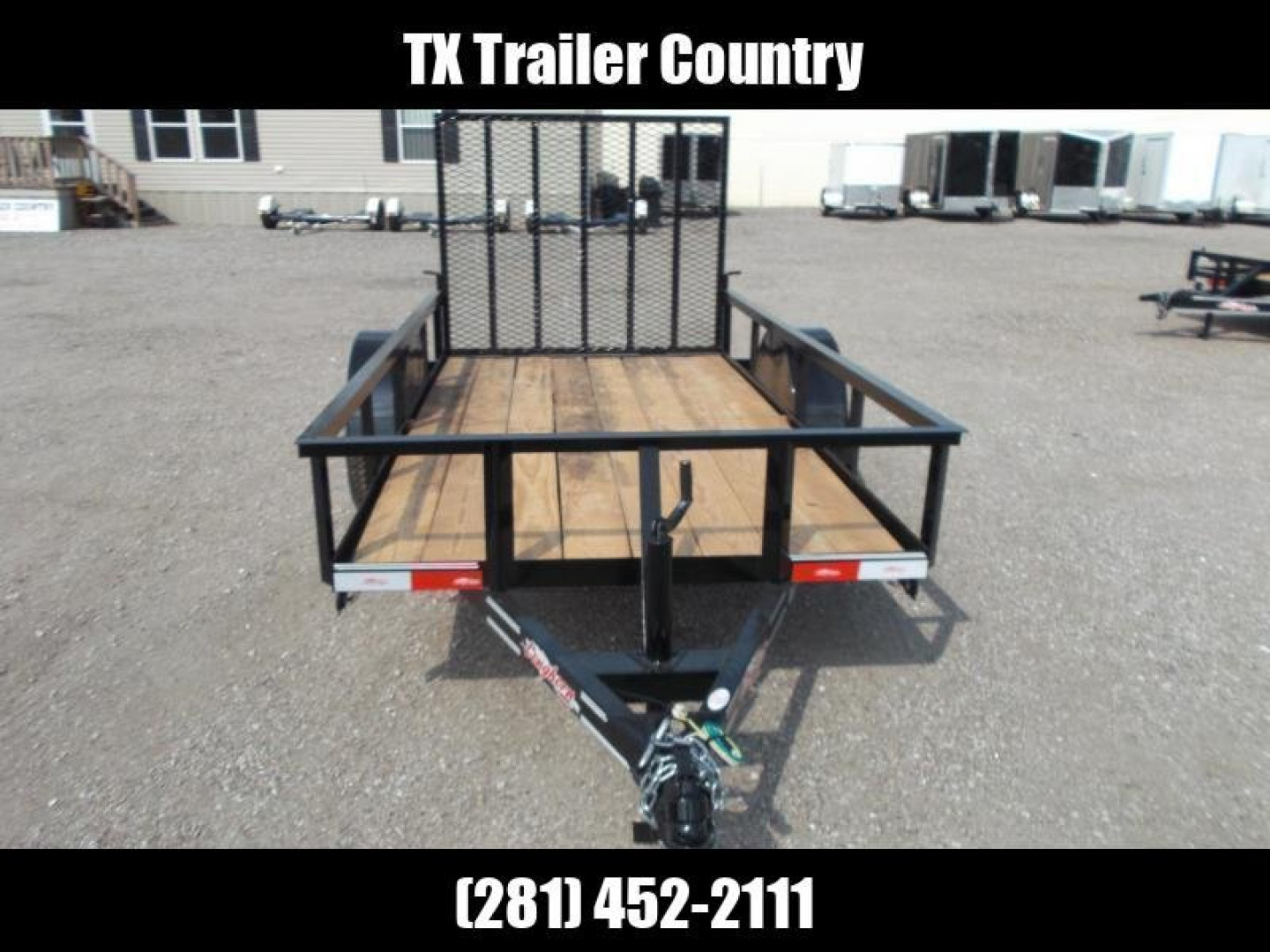 New 2025 Longhorn Trailers 5x10 Utility Trailer / 4ft Heavy Duty Ramp Gate