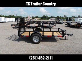 New 2025 Longhorn Trailers 5x10 Utility Trailer / 4ft Heavy Duty Ramp Gate