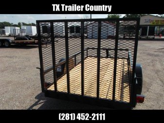 New 2025 Longhorn Trailers 5x10 Utility Trailer / 4ft Heavy Duty Ramp Gate