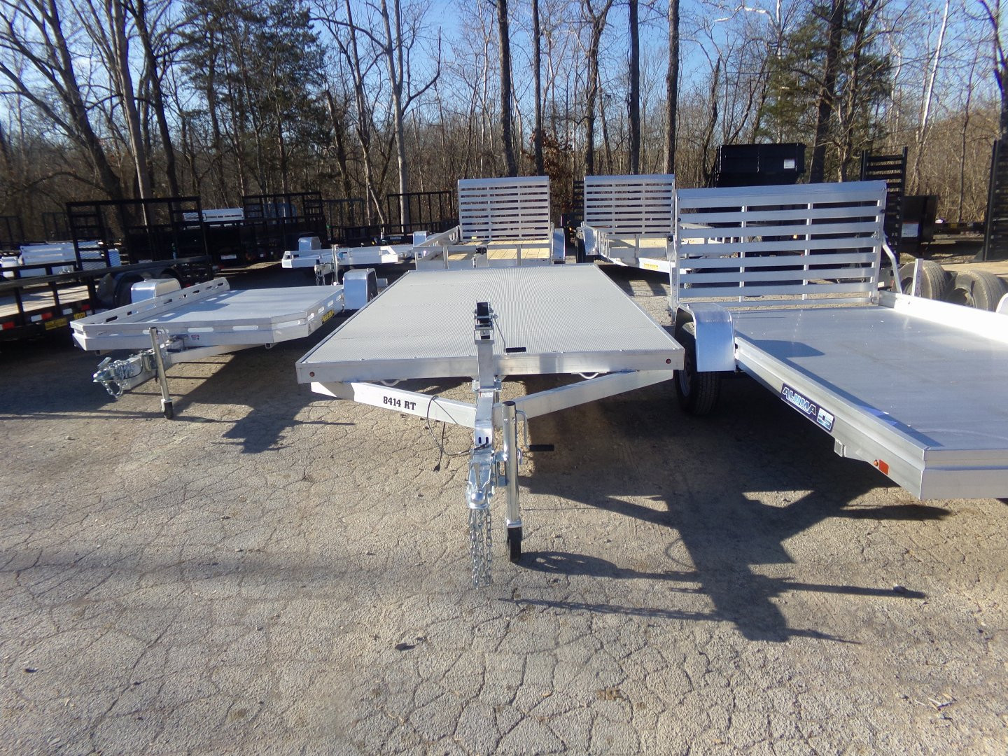 New 2024 ALUMA 8414RT-S-13SL Utility Trailer