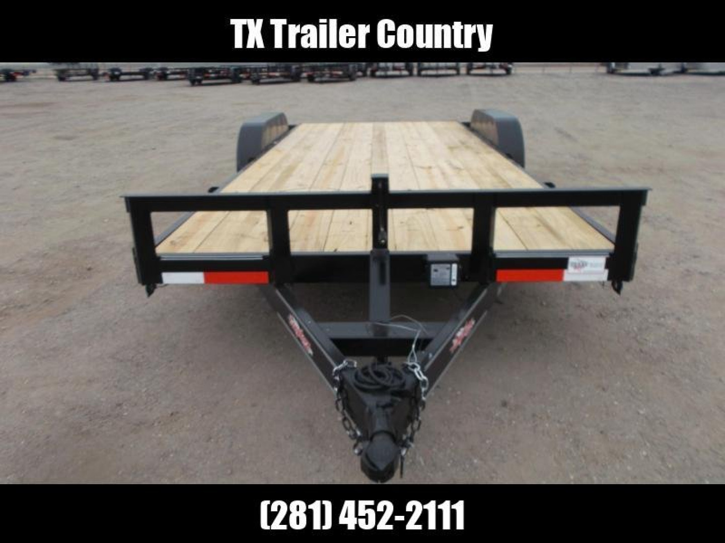 New 2025 LONGHORN TRAILERS 83x20 10K Car Hauler / Racing Trailer / Flat Deck / 5200# Axles / 7K Jack / 2ft Dovetail / 5ft C-Channel Ramps