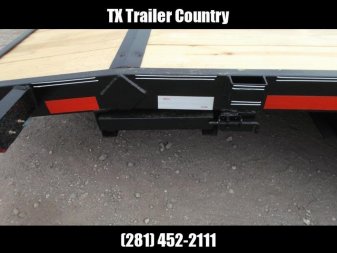 New 2025 LONGHORN TRAILERS 83x20 10K Car Hauler / Racing Trailer / Flat Deck / 5200# Axles / 7K Jack / 2ft Dovetail / 5ft C-Channel Ramps