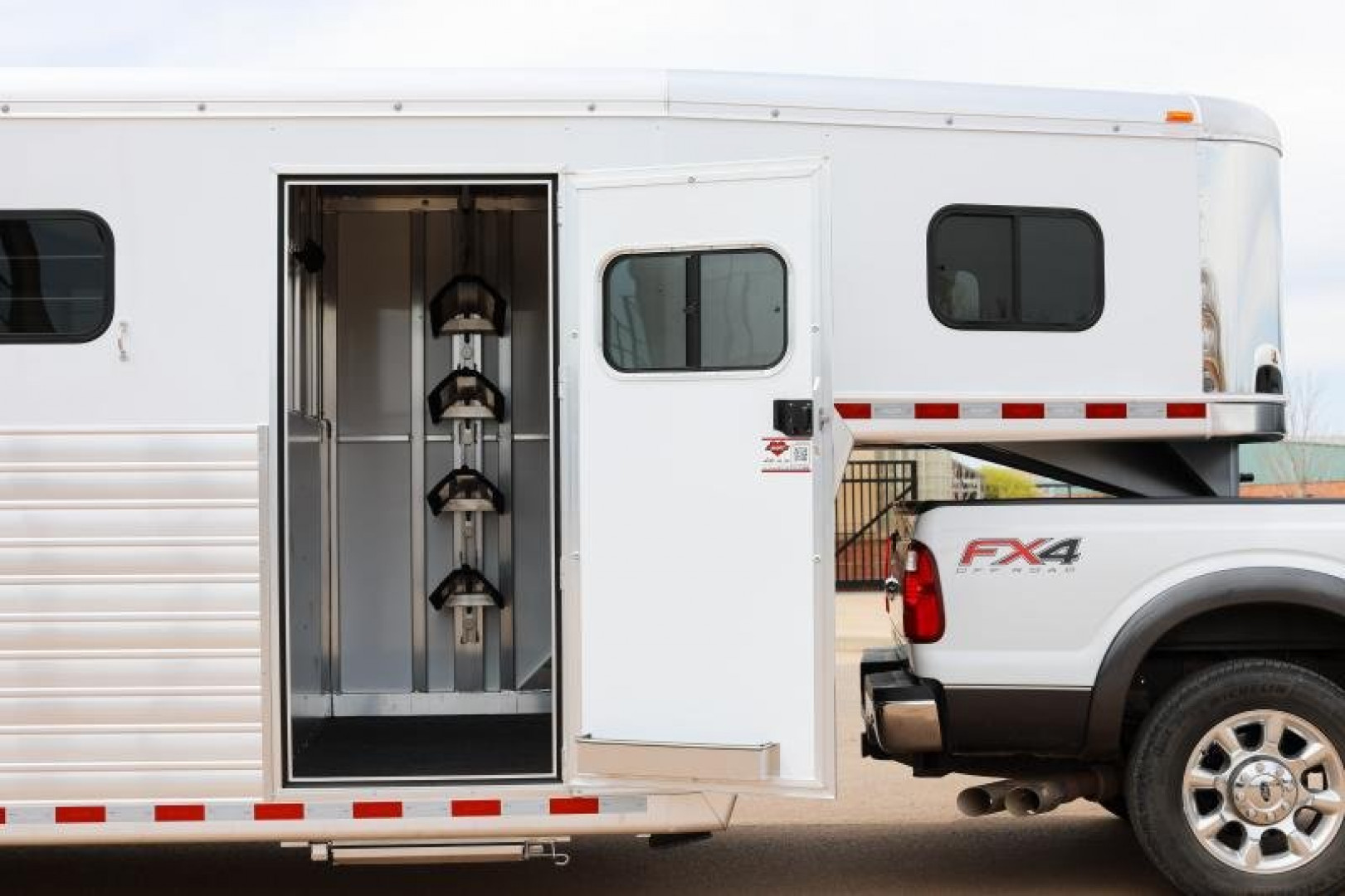 New 2024 Hart Trailers Head to Head 4 Horse Stock / Stock Combo Trailer