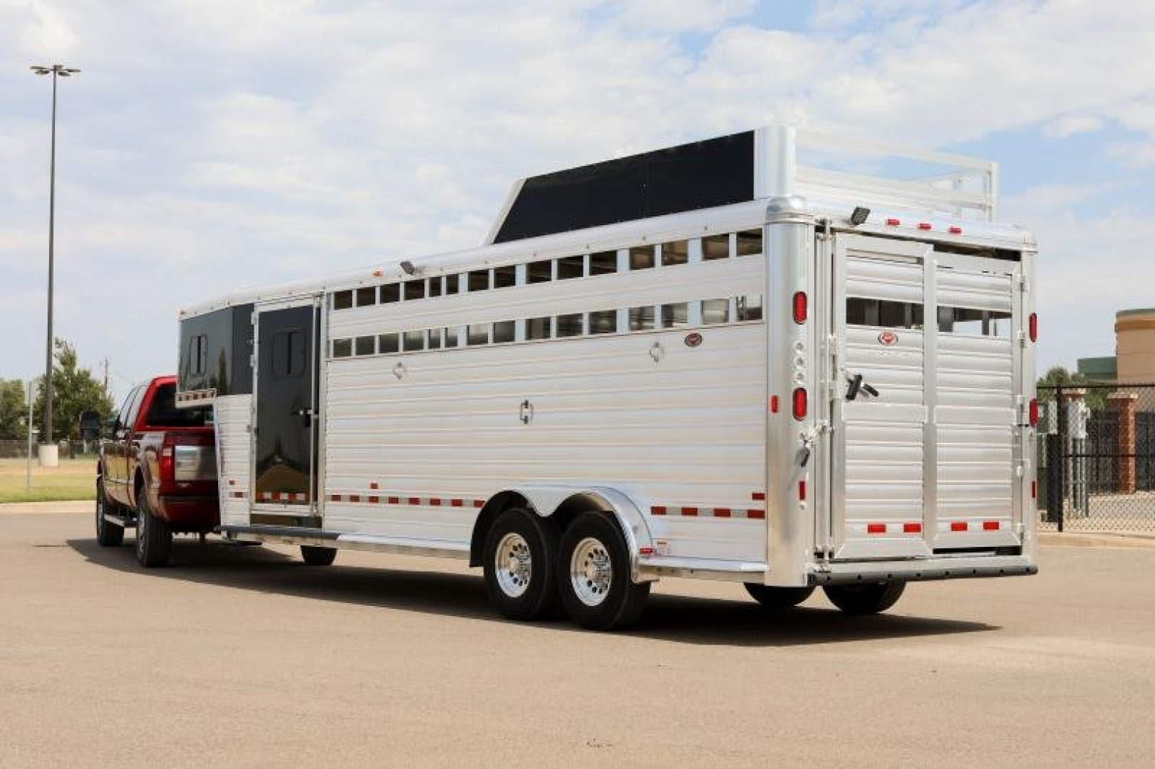 New 2024 Hart Trailers LARIAT  Stock / Stock Combo Trailer