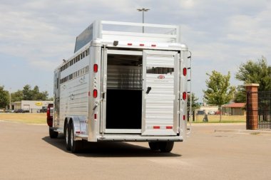New 2024 Hart Trailers LARIAT  Stock / Stock Combo Trailer