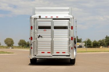 New 2024 Hart Trailers LARIAT  Stock / Stock Combo Trailer