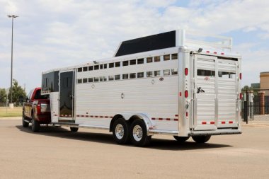 New 2024 Hart Trailers LARIAT  Stock / Stock Combo Trailer